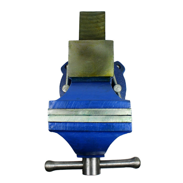 4" Heavy Duty Steel Bench Vise with Anvil - Swivel Locking Base Table Top Clamp - Anyvolume.com
