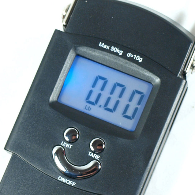 50kg x 10g Digital Hanging Scale 110lbs x 0.02lb portable travel luggage scale - Anyvolume.com