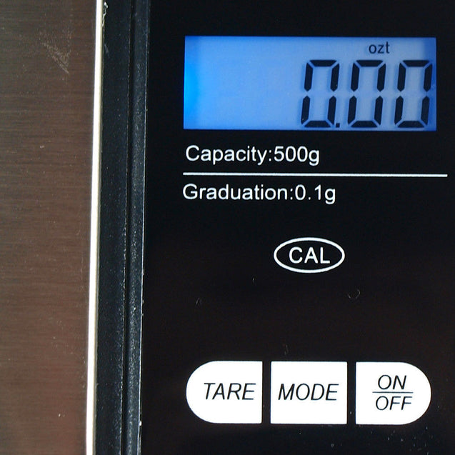 500g x 0.1g Digital Pocket Scale .1g Precision - portable - Silver - CS500 - Anyvolume.com