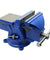 5" Heavy Duty Steel Bench Vise with Anvil Swivel Table Top Clamp Locking Base - Anyvolume.com
