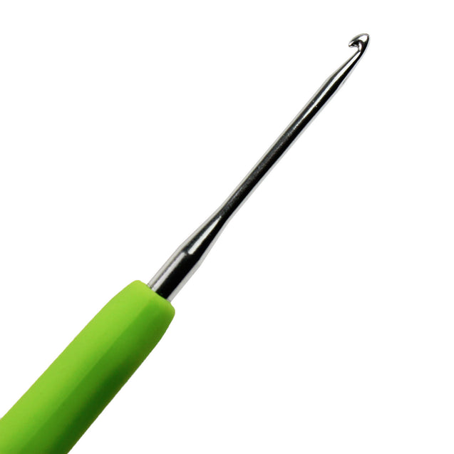 Soft Handle 12 PCS Set Crochet Hooks Needles Knit Yarn Weave Craft Aluminum - Anyvolume.com