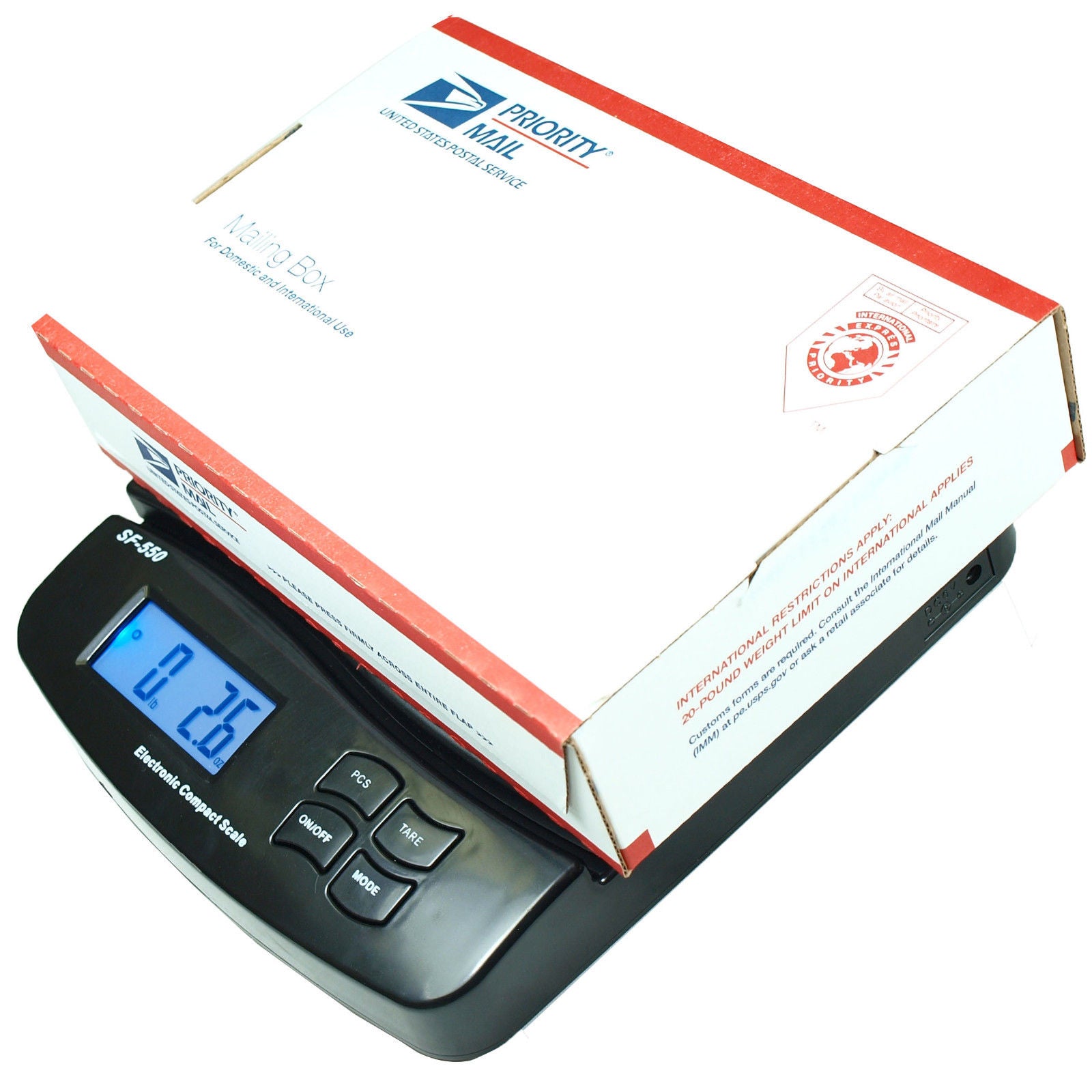 66 LB x 0.1 OZ Digital Postal Shipping Scale V4 Weight Postage Kitchen 