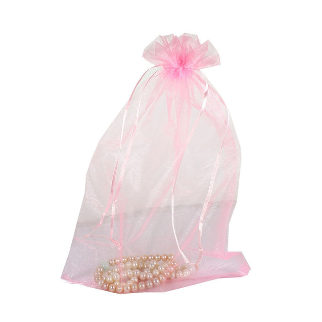 100 PCS Sheer Organza Wedding Party Decoration Favour Gift Bags Candy Pouches - Anyvolume.com
