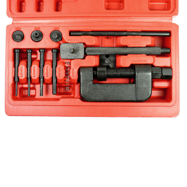 13PCS Chain Cutter Rivet Tool Set Riveting Breaker ATV/Bike/Motorcycle/Cam Drive - Anyvolume.com