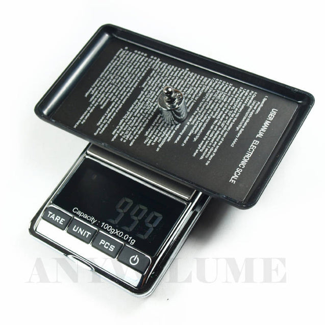 Digital Pocket Scale DS-16 0.01g x 100g with 100g 10g Standard Weights - Anyvolume.com
