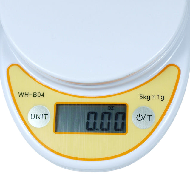0.1g Digital Kitchen Scale Diet Food Scale with Weighing Bowl 1gx11lbs - Anyvolume.com