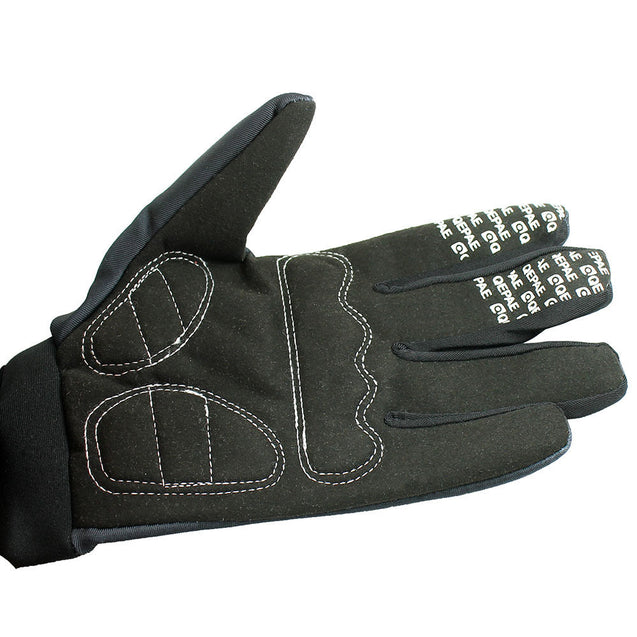 Biker Skeleton Bone Gloves Racing Cycling Motorcycle Mechanics Goth Full Finger - Anyvolume.com