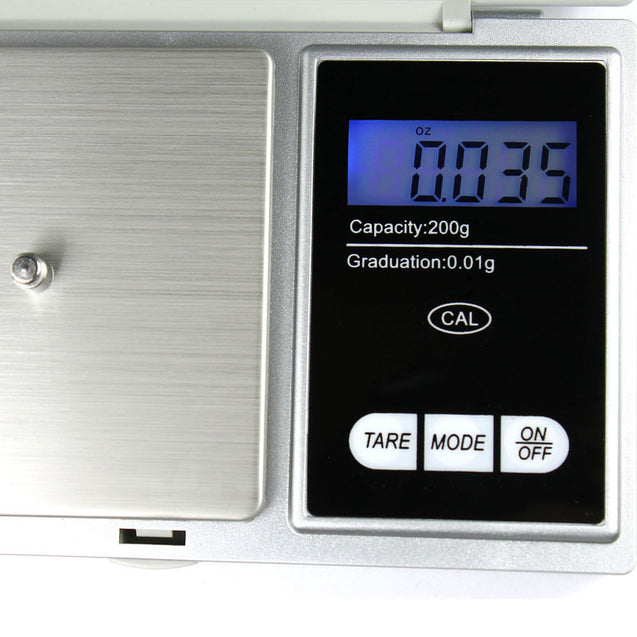 200g x 0.01g Pocket Digital Scale Precision Jewelry Scale - Calibration Weights - Anyvolume.com