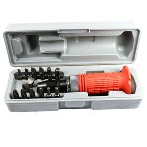 14 Pcs Heavy Duty Impact Driver Bits Screwdriver Set Tool Socket Kit with Case - Anyvolume.com