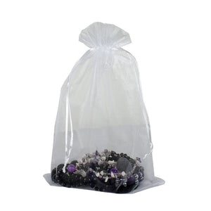 100 PCS Sheer Organza Wedding Party Decoration Favour Gift Bags Candy Pouches - Anyvolume.com