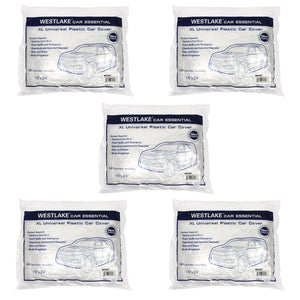 5 Pack XL Large SUV Mini Van Full Size Car Cover Water Dust Dirt Proof Clear PE