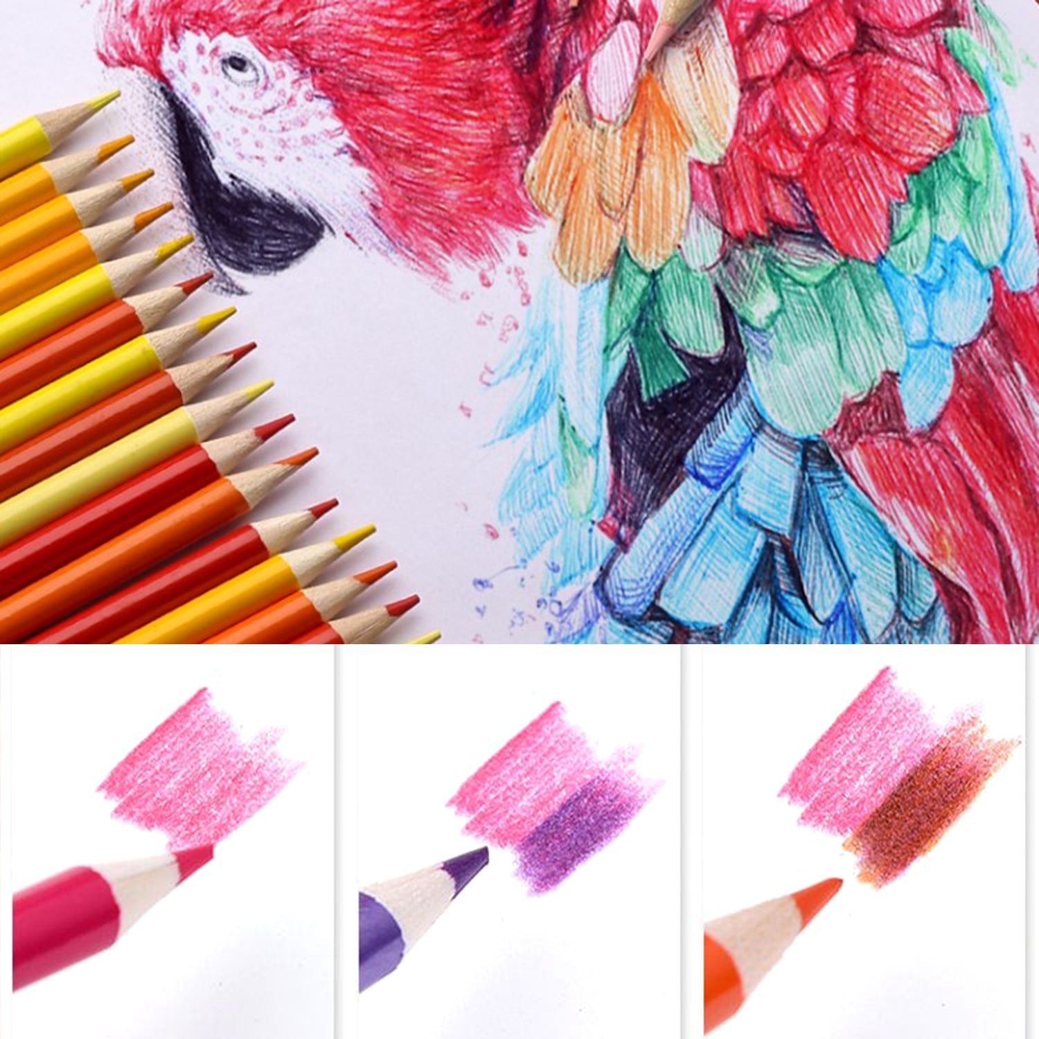 120 PCS Oil Based Classic Color Pencils Drawing Set Artist Painting