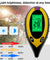 4 in 1 PH Tester Soil Water Moisture Light Test Meter for Garden Plant Seeding