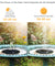 Solar Powered Floating Bird Bath Water Fountain Outdoor Pond Pool Garden Patio