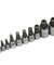 10pc XZN Triple Square 12 Point Spline Bit socket Set 4MM - 12MM