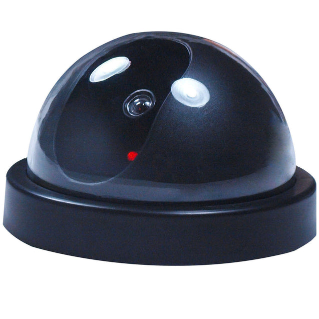 4 Pack Bullet & Dome Dummy Fake Surveillance Security Camera Combo - Black - Anyvolume.com