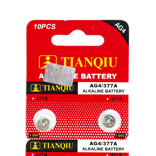 500 PCS LR66 AG4 377 LR626 1.5V Alkaline Battery for Watch Lighter Hearing Aid - Anyvolume.com