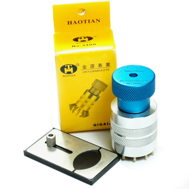 Watch Crystal Lift Crystal Glass Remover Inserter Fitting Tool with Dust Blower - Anyvolume.com