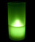 Green LED Flickering Flameless Tealight Candles with Frosted Holders - 6 PC Pack - Anyvolume.com