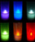 6 PCs Color Changing LED Flameless Tealight Candles with Frosted Holders - Anyvolume.com