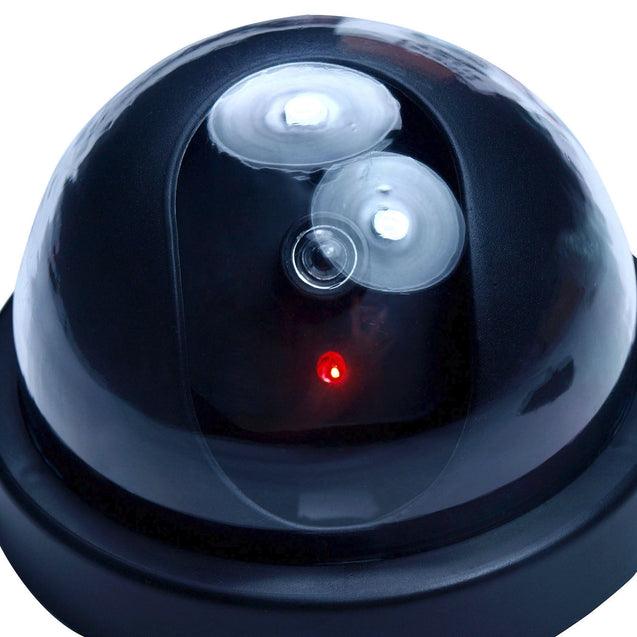 4 Pack Bullet & Dome Dummy Fake Surveillance Security Camera Combo - Black - Anyvolume.com