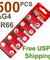 500 PCS LR66 AG4 377 LR626 1.5V Alkaline Battery for Watch Lighter Hearing Aid - Anyvolume.com