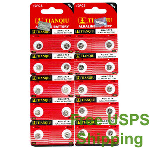 20 PCS LR66 AG4 377 LR626 1.5V Alkaline Battery for Watch Lighter US Free ship - Anyvolume.com