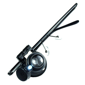 Lighted 20X Magnifier Magnifying Eye Glass Jeweler Loupe for Watch Repair - Anyvolume.com