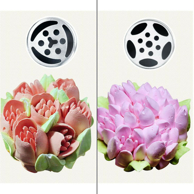 7Pcs Russian Tulip Flower Cake Icing Piping Nozzles Decorating Tips Baking Tools