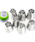 7Pcs Russian Tulip Flower Cake Icing Piping Nozzles Decorating Tips Baking Tools