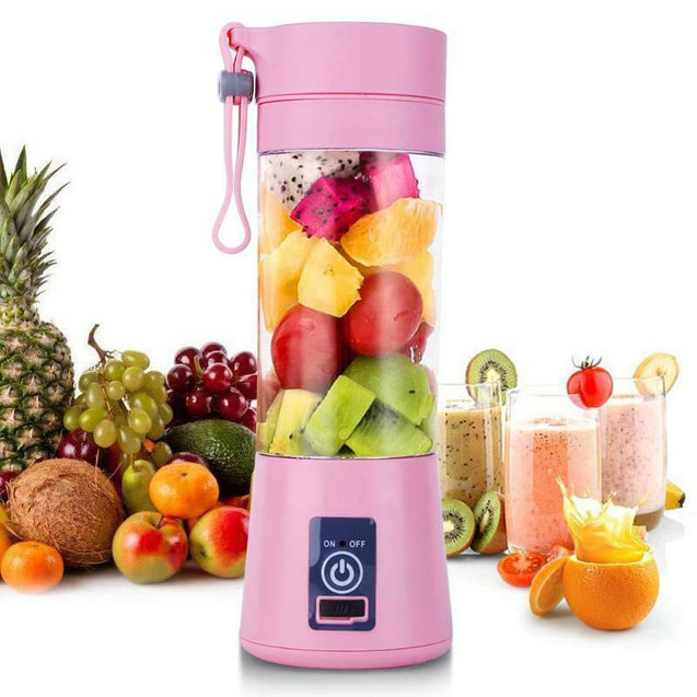 380ML Portable Blender USB Rechargeable Fruit Juicer Cup Mixer Jet Squeezers