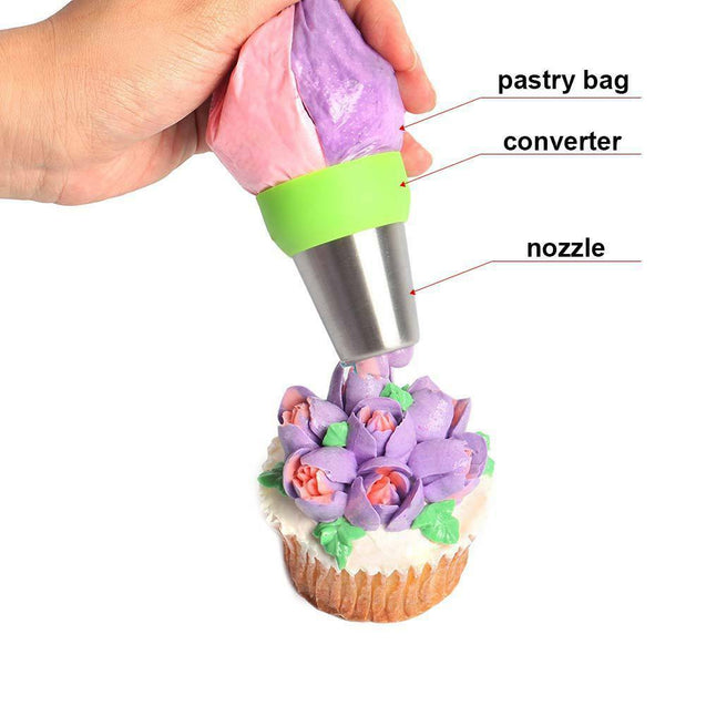 7Pcs Russian Tulip Flower Cake Icing Piping Nozzles Decorating Tips Baking Tools