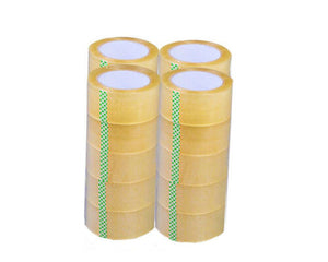 20 Rolls Clear Sealing Tape Packing Package Box 35mm 1.65" x 218 Yards 656 ft